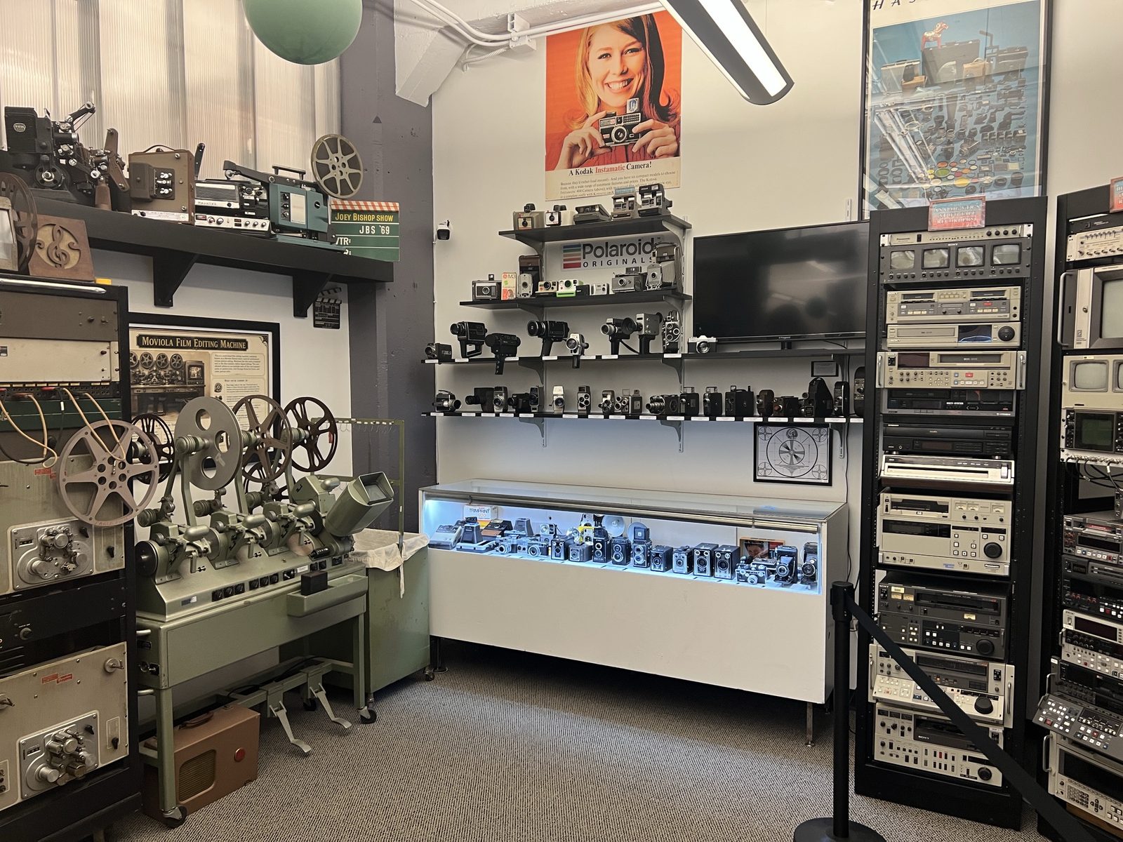 Camera and Film Editing Room Overview