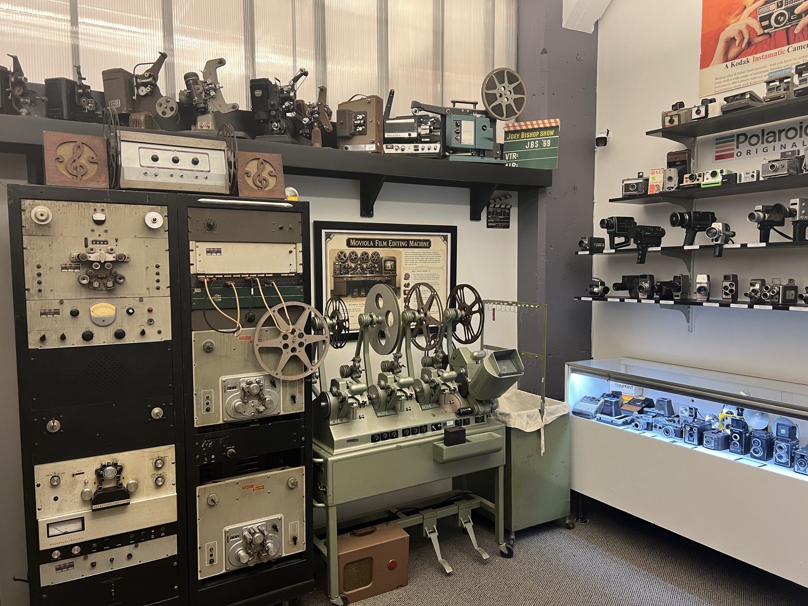 Moviola Film Editing Bench Closeup