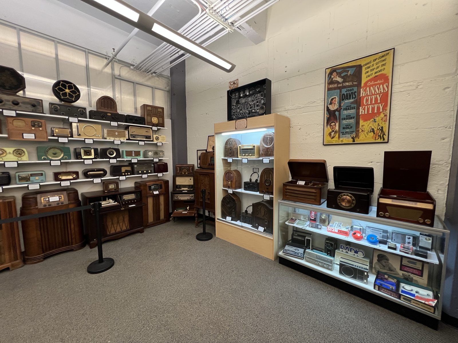 Portable Radio Collection Wall