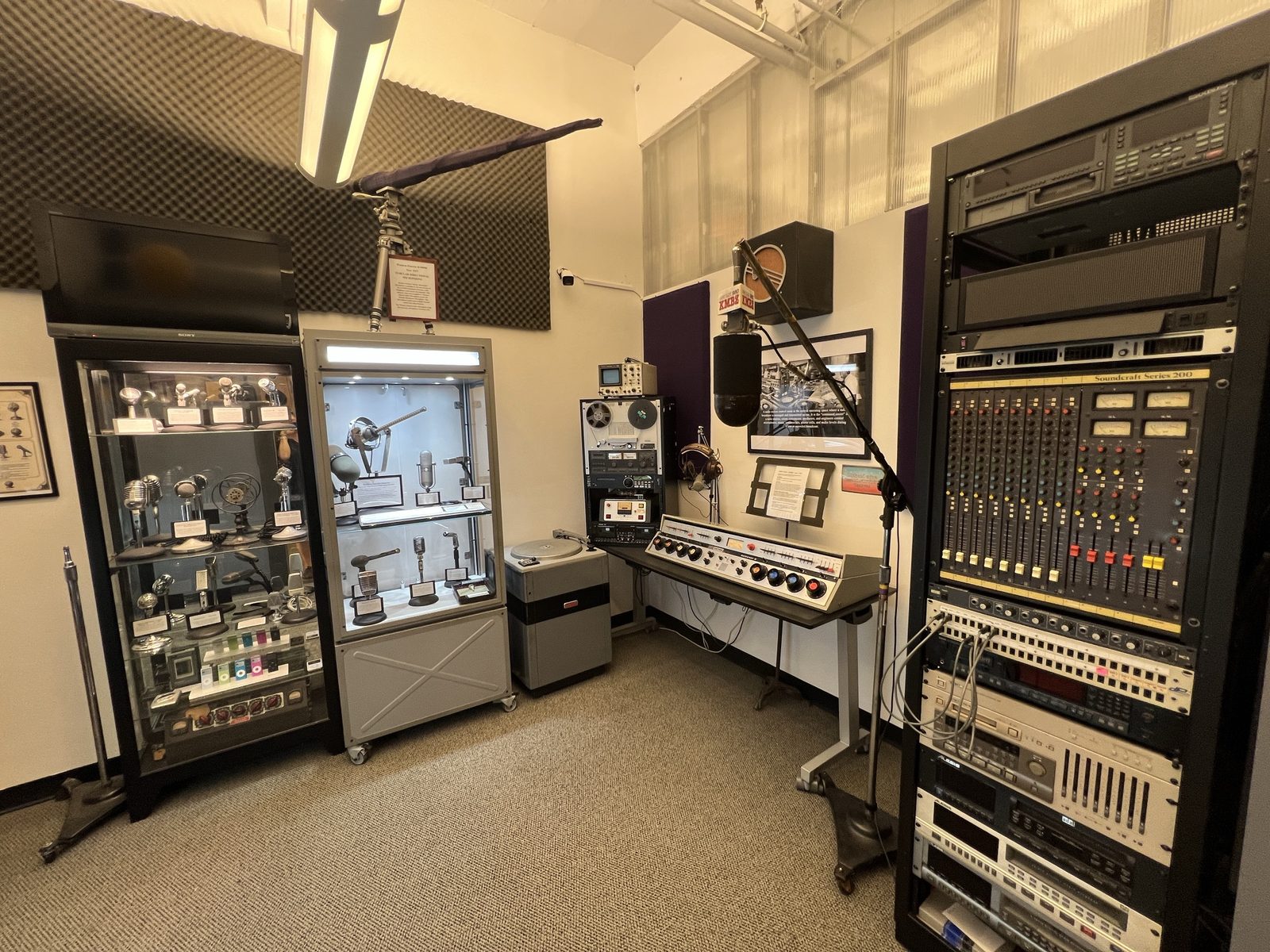 Radio Broadcast Studio Mixing Console