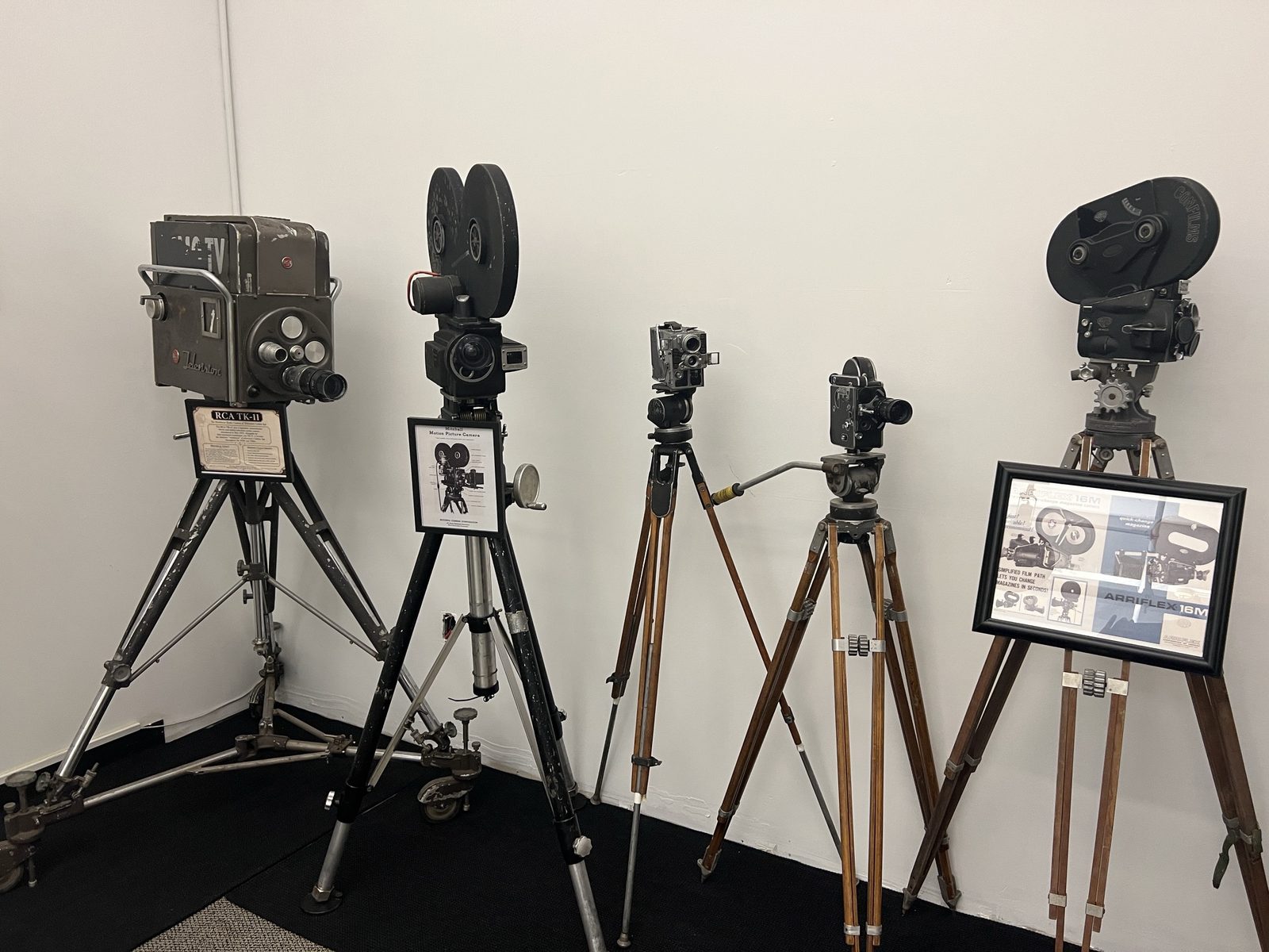 Vintage Film Camera Tripod Row
